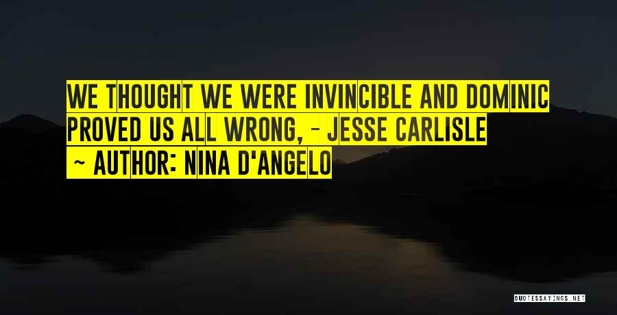 Thought Crime Quotes By Nina D'Angelo