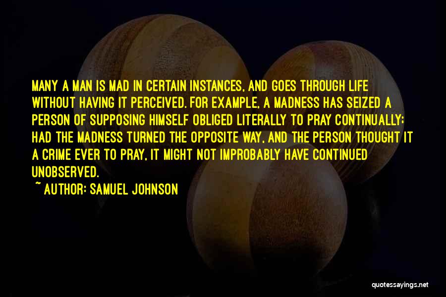 Thought Crime Quotes By Samuel Johnson