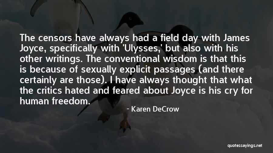 Thought For The Day With Quotes By Karen DeCrow Thought For The Day With Quotes By Karen DeCrow