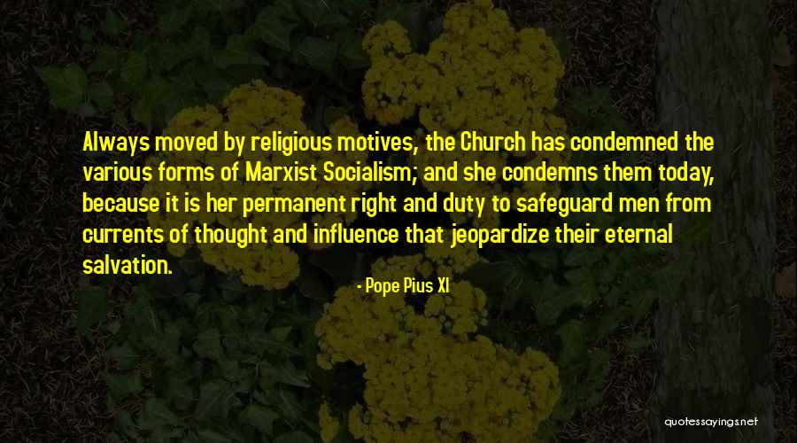 Thought Forms Quotes By Pope Pius XI Thought Forms Quotes By Pope Pius XI