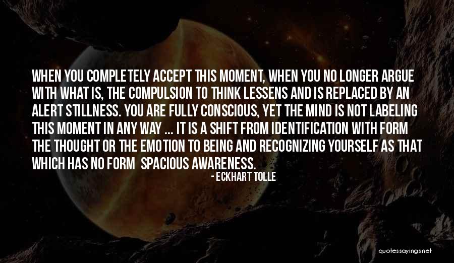 Thought Identification Quotes By Eckhart Tolle Thought Identification Quotes By Eckhart Tolle