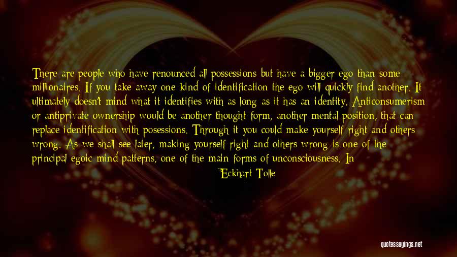 Thought Identification Quotes By Eckhart Tolle Thought Identification Quotes By Eckhart Tolle