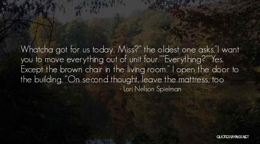 Thought Of You Today Quotes By Lori Nelson Spielman