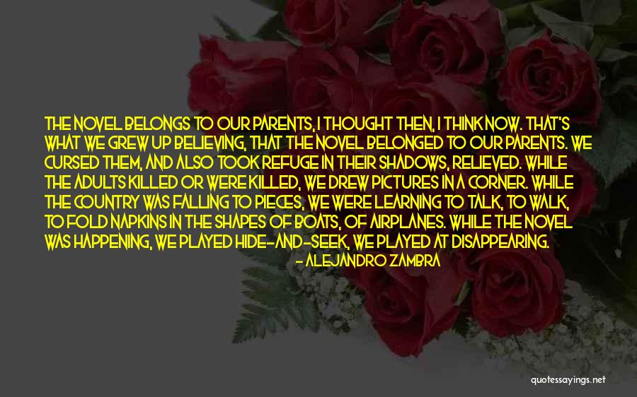 Thought Shapes Quotes By Alejandro Zambra Thought Shapes Quotes By Alejandro Zambra