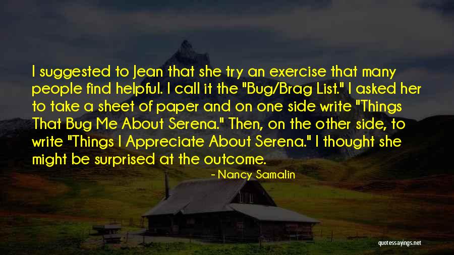 Thought Sheet Quotes By Nancy Samalin Thought Sheet Quotes By Nancy Samalin