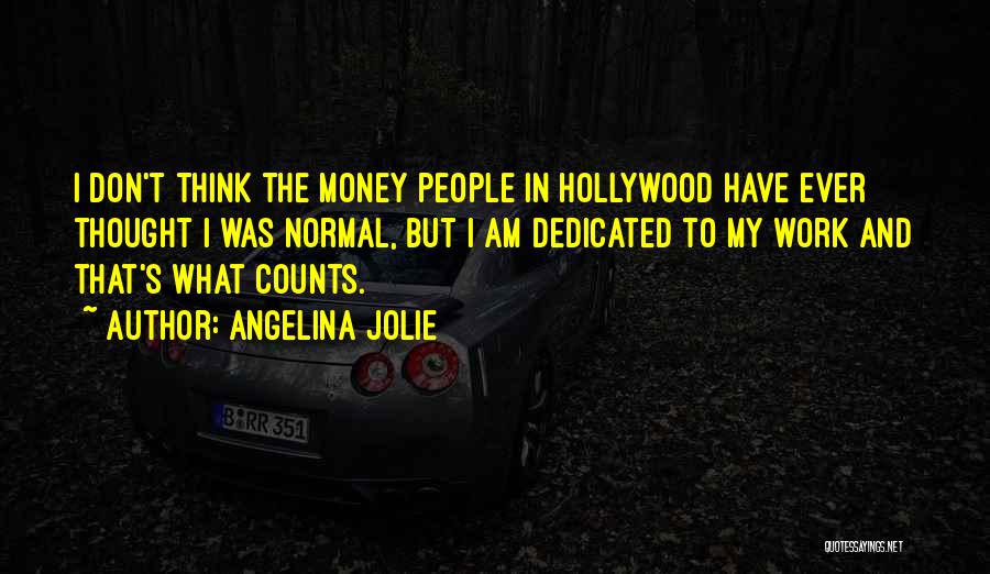 Thought That Counts Quotes By Angelina Jolie