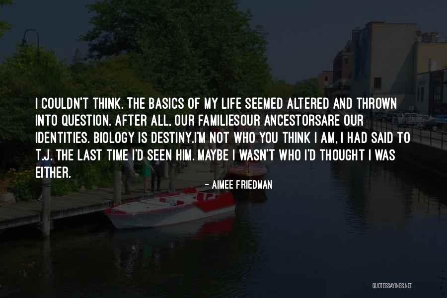 Thought To Destiny Quotes By Aimee Friedman Thought To Destiny Quotes By Aimee Friedman