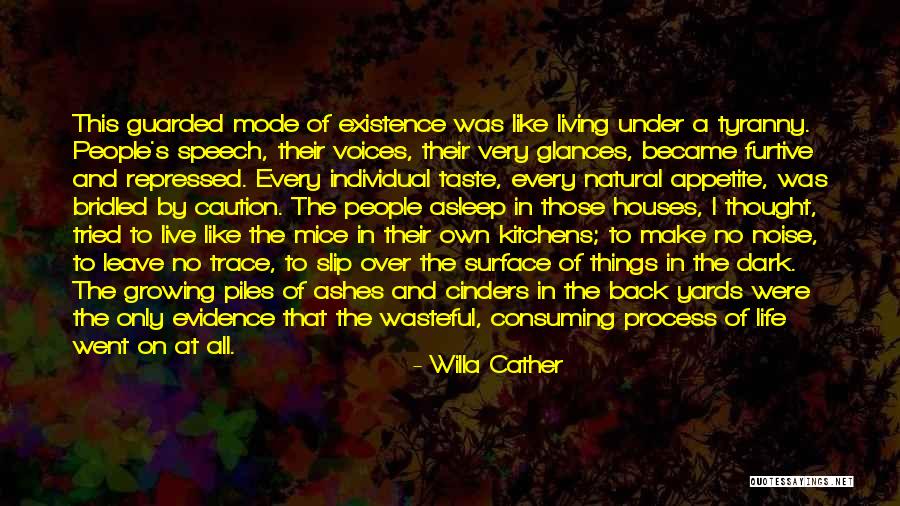 Thought You Could Live Without Me Quotes By Willa Cather