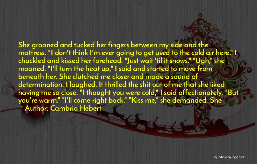 Thought You Liked Me Quotes By Cambria Hebert