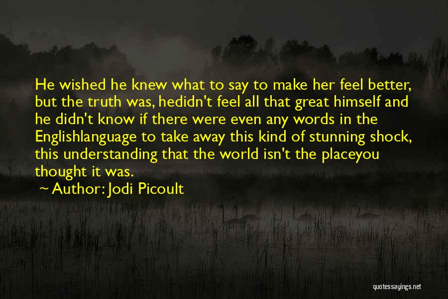 Thought You Were Better Quotes By Jodi Picoult