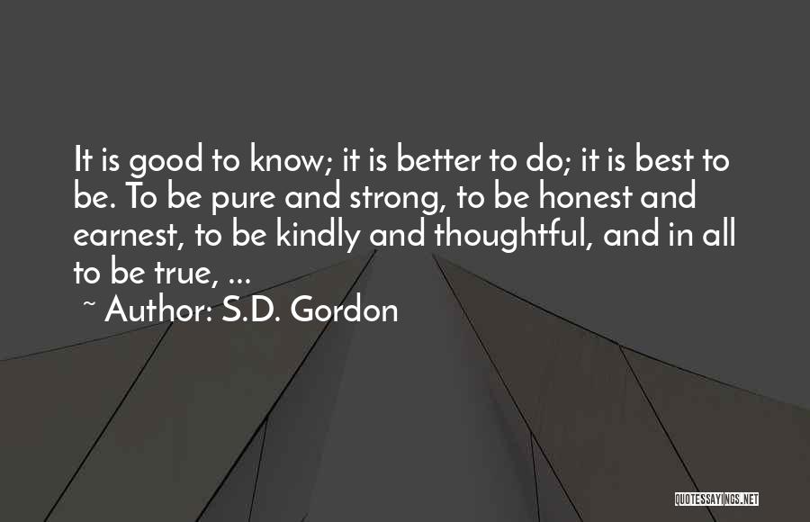 Thoughtful And Inspirational Quotes By S.D. Gordon