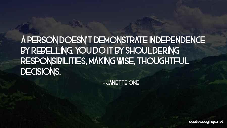 Thoughtful Person Quotes By Janette Oke Thoughtful Person Quotes By Janette Oke