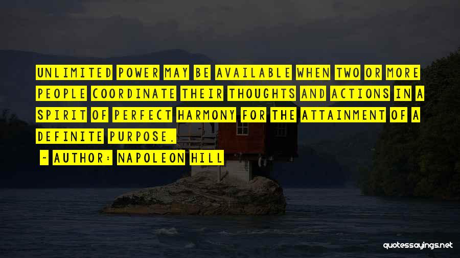 Thoughts And Actions Quotes By Napoleon Hill