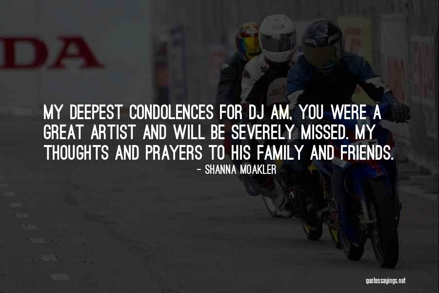 Thoughts And Prayers Quotes By Shanna Moakler Thoughts And Prayers Quotes By Shanna Moakler