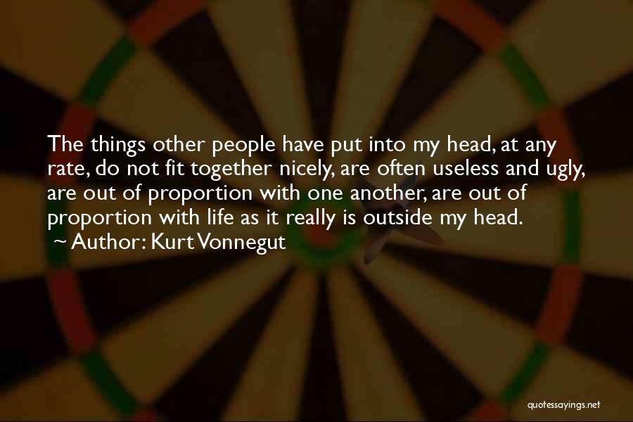 Thoughts And Reality Quotes By Kurt Vonnegut