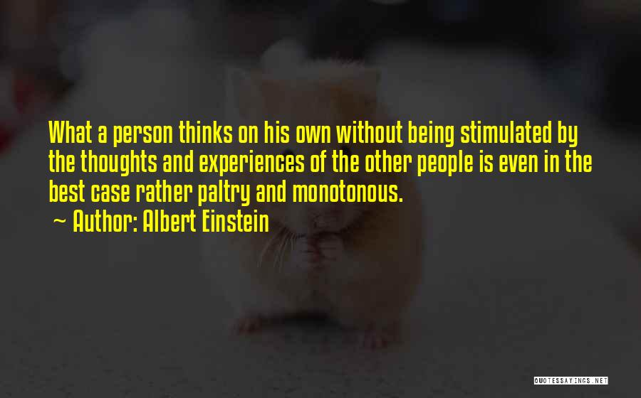 Thoughts And Thinking Quotes By Albert Einstein