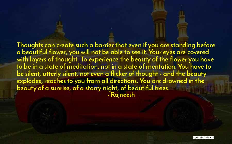 Thoughts Barrier Quotes By Rajneesh Thoughts Barrier Quotes By Rajneesh