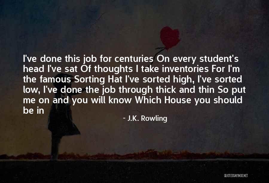 Thoughts Going Through My Head Quotes By J.K. Rowling Thoughts Going Through My Head Quotes By J.K. Rowling