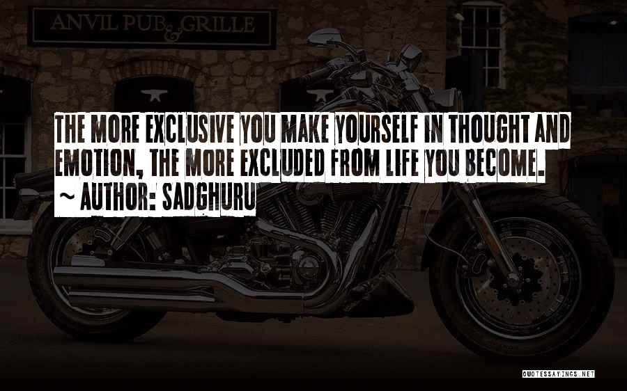 Thoughts In Life Quotes By Sadghuru