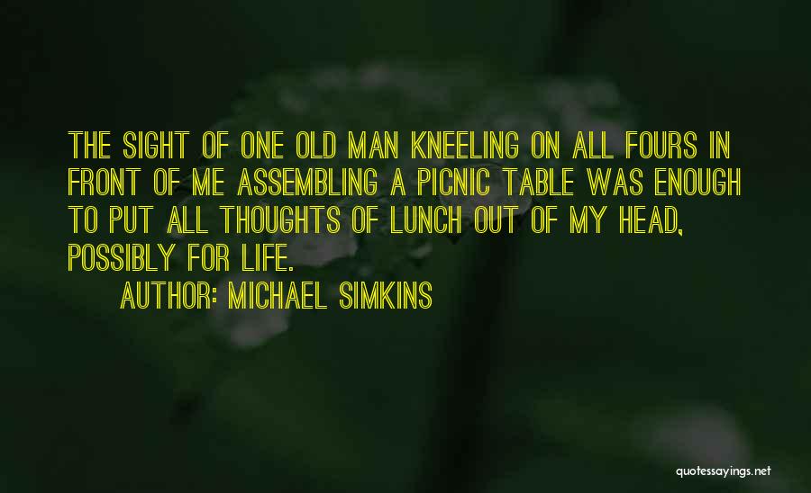 Thoughts In My Head Quotes By Michael Simkins