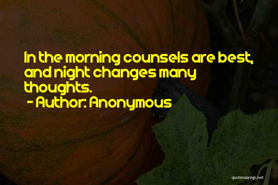 Thoughts In Quotes By Anonymous