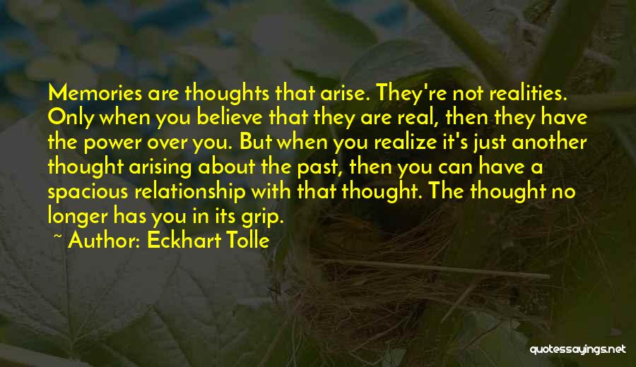 Thoughts Memories Quotes By Eckhart Tolle