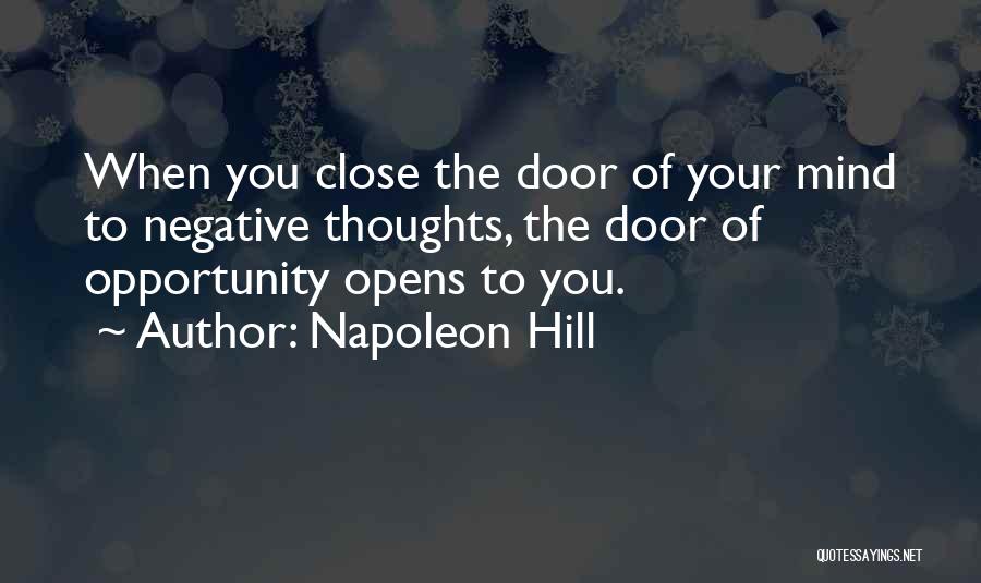 Thoughts Of You Quotes By Napoleon Hill