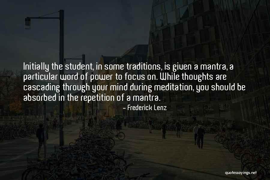 Thoughts On The Mind Quotes By Frederick Lenz Thoughts On The Mind Quotes By Frederick Lenz