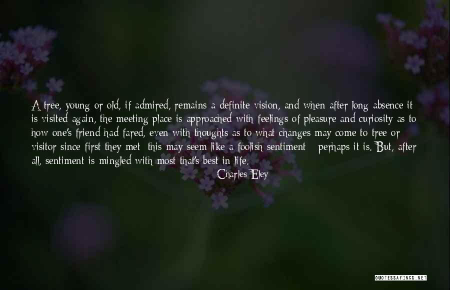 Thoughts Or Feelings Quotes By Charles Eley
