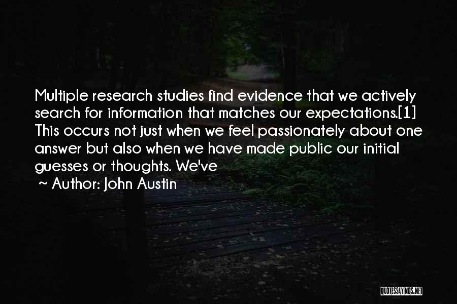 Thoughts Or Quotes By John Austin