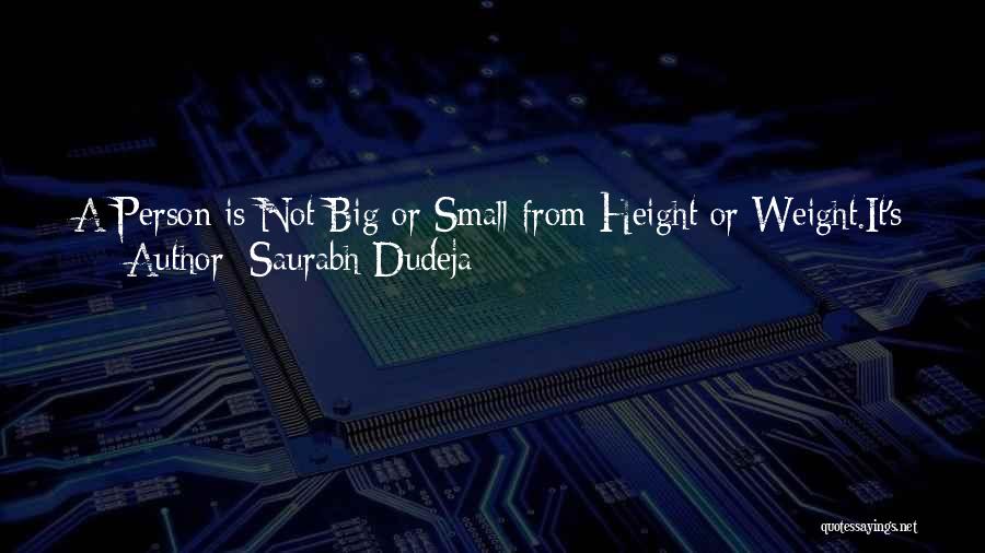 Thoughts Or Quotes By Saurabh Dudeja