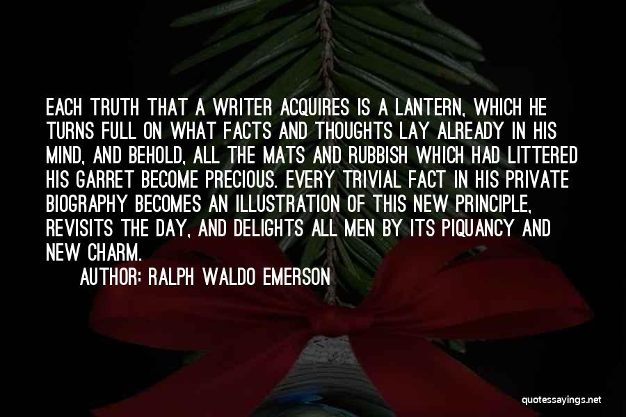 Thoughts The Day Quotes By Ralph Waldo Emerson