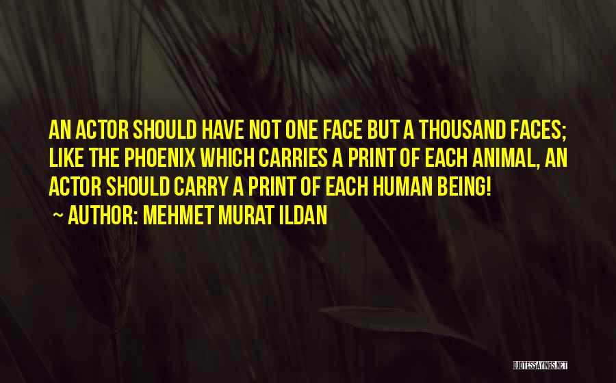 Thousand Faces Quotes By Mehmet Murat Ildan