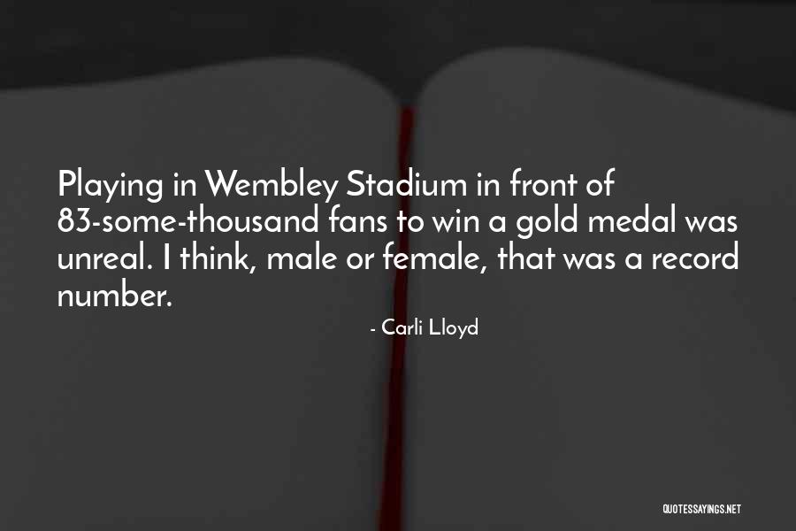 Thousand In Numbers Quotes By Carli Lloyd Thousand In Numbers Quotes By Carli Lloyd
