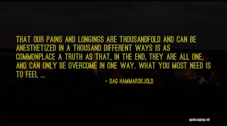 Thousandfold Quotes By Dag Hammarskjold Thousandfold Quotes By Dag Hammarskjold