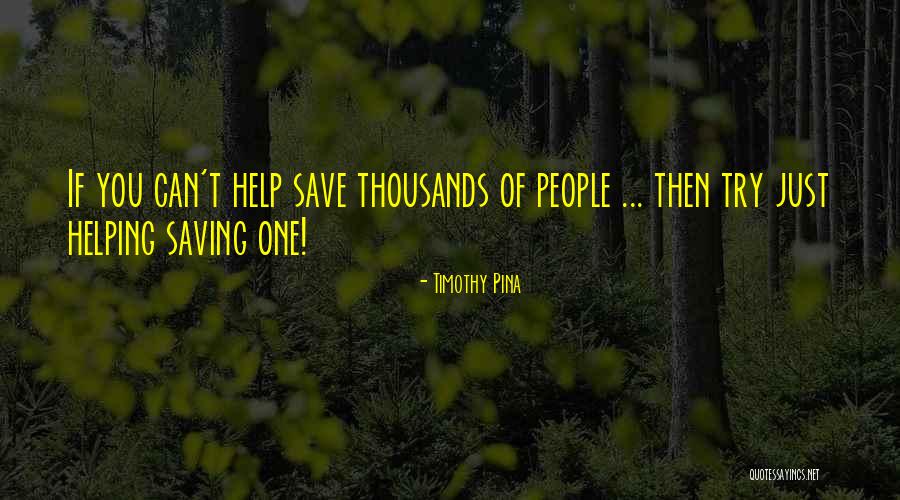 Thousands Of Inspirational Quotes By Timothy Pina