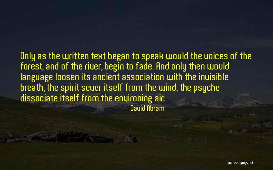 Thrangu Hong Quotes By David Abram Thrangu Hong Quotes By David Abram