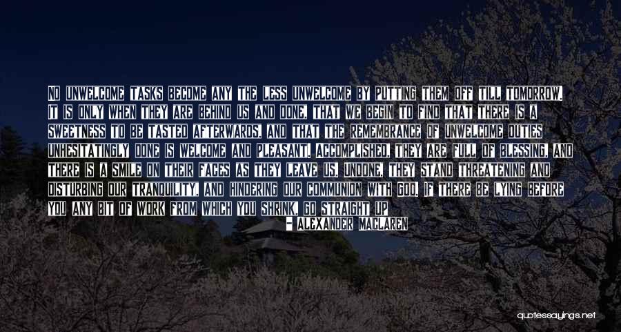 Threatening To Leave Quotes By Alexander MacLaren Threatening To Leave Quotes By Alexander MacLaren