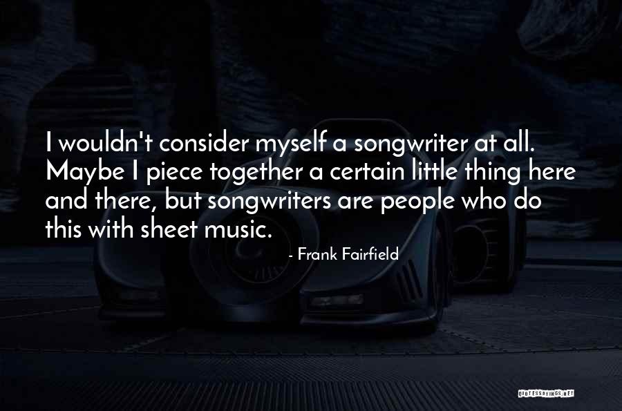 Threats And Opportunities Quotes By Frank Fairfield Threats And Opportunities Quotes By Frank Fairfield