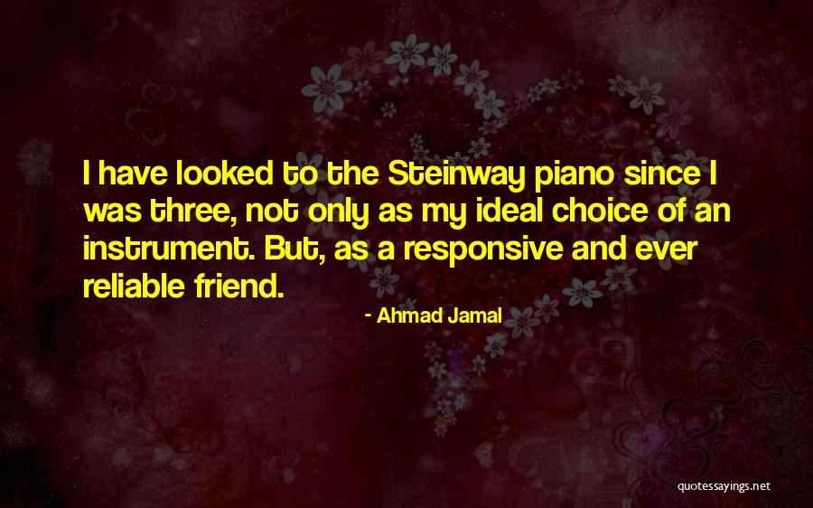 Three Best Friend Quotes By Ahmad Jamal Three Best Friend Quotes By Ahmad Jamal