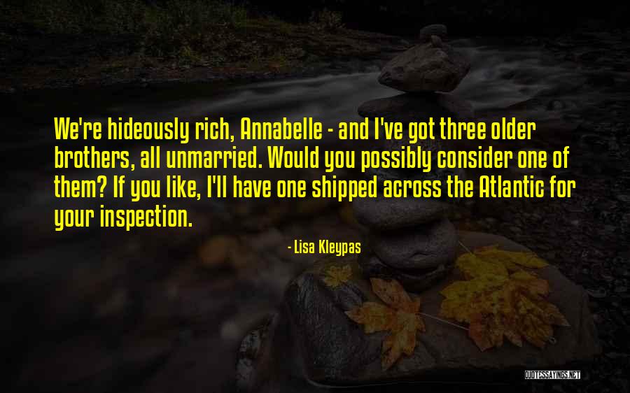 Three Brothers Quotes By Lisa Kleypas