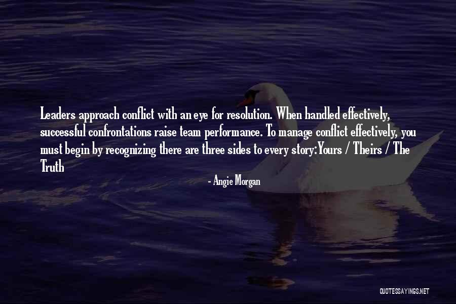 Three Leadership Quotes By Angie Morgan Three Leadership Quotes By Angie Morgan
