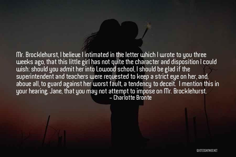 Three Letter Quotes By Charlotte Bronte Three Letter Quotes By Charlotte Bronte