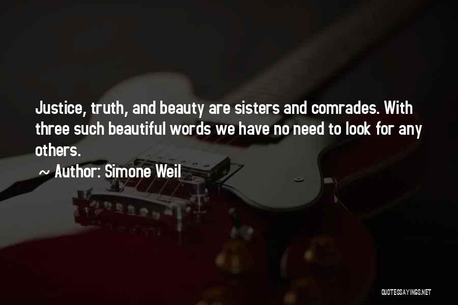 Three Sisters Quotes By Simone Weil