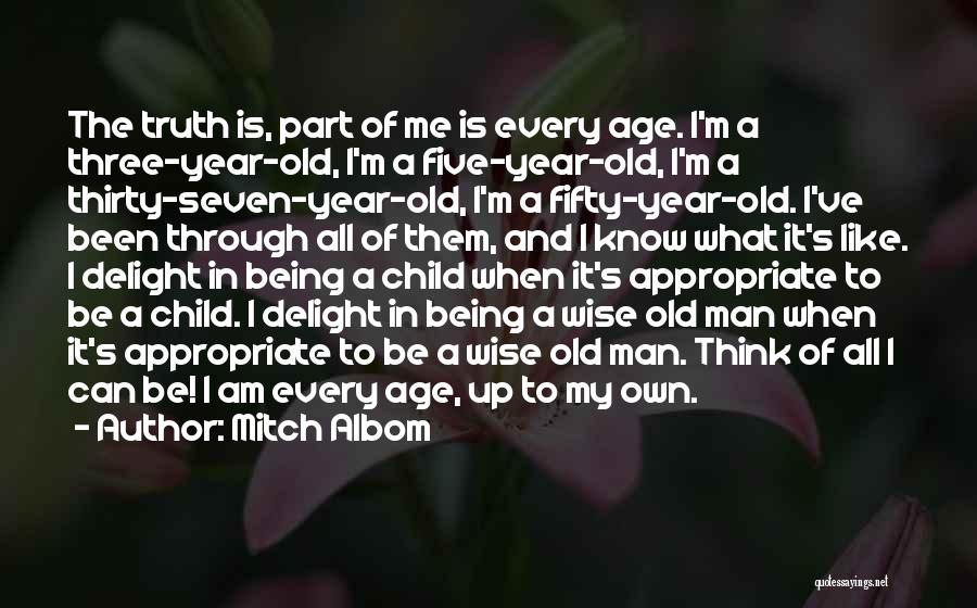 Three Year Old Quotes By Mitch Albom