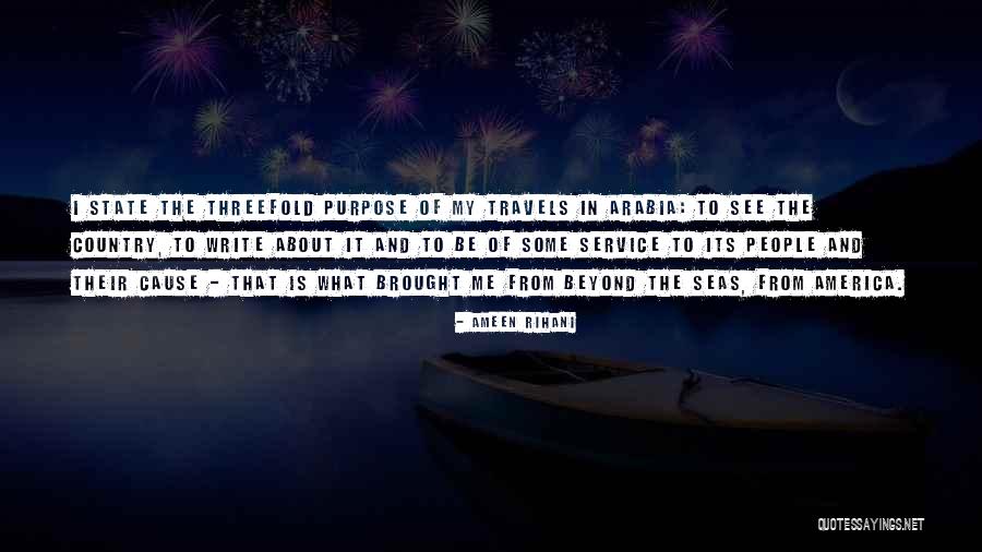 Threefold Quotes By Ameen Rihani Threefold Quotes By Ameen Rihani
