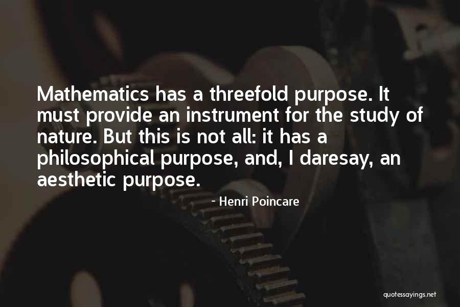 Threefold Quotes By Henri Poincare Threefold Quotes By Henri Poincare