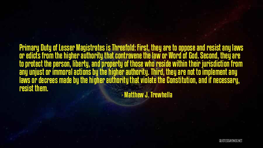 Threefold Quotes By Matthew J. Trewhella Threefold Quotes By Matthew J. Trewhella