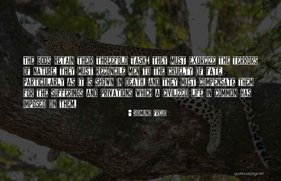 Threefold Quotes By Sigmund Freud Threefold Quotes By Sigmund Freud