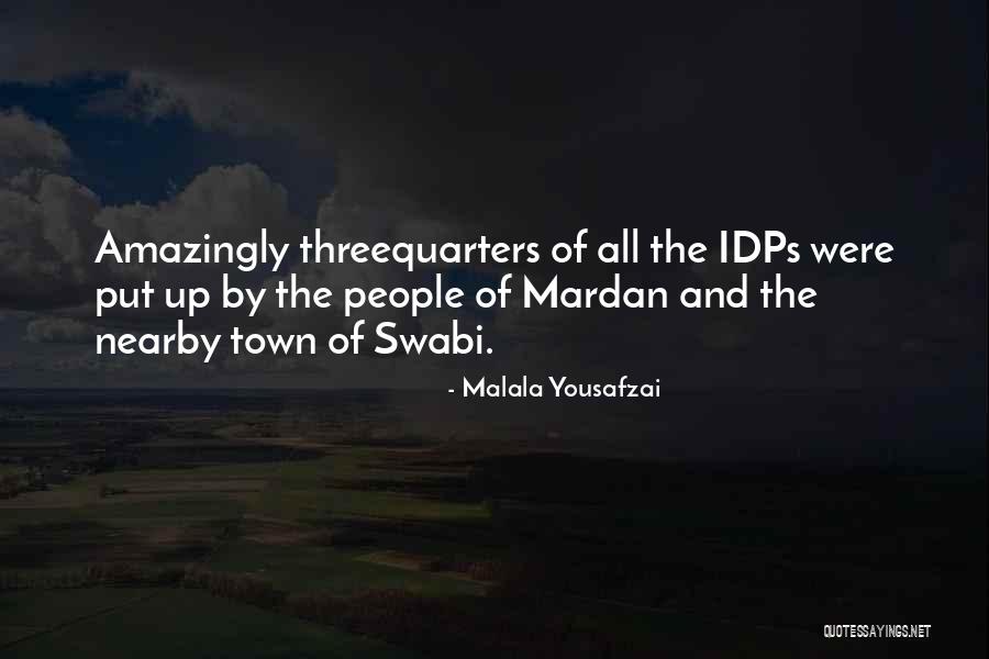 Threequarters Quotes By Malala Yousafzai Threequarters Quotes By Malala Yousafzai
